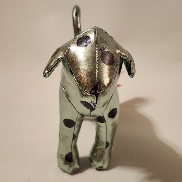 VICTORIA'S SECRET PINK Dog Metallic Plush Toy 8" - Picture 2 of 6